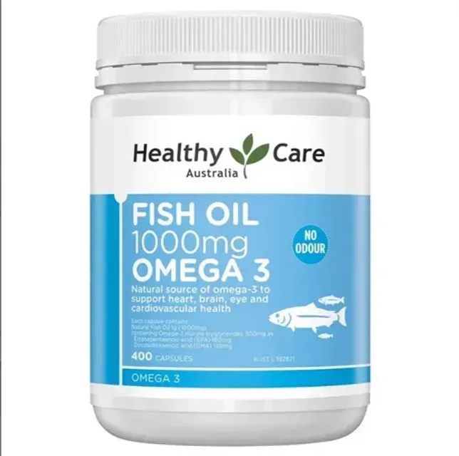 Vi&ecirc;n Uống Dầu C&aacute; Omega 3 Healthy Care Fish Oil 1000mg