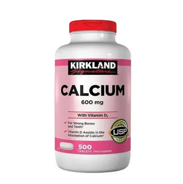 Vi&ecirc;n uống Canxi Kirkland Calcium 600mg + D3