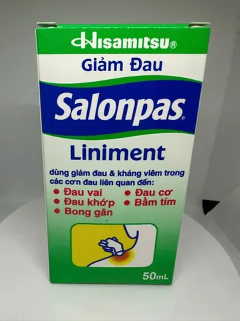 Salonpas liniment dạng lăn 50ml - Hisamitsu