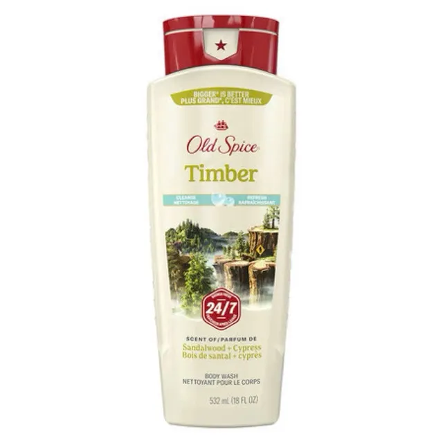 Sữa Tắm Hương Gỗ Old Spice Timber 532ml