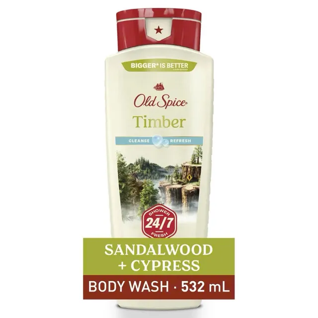 Sữa Tắm Hương Gỗ Old Spice Timber 532ml