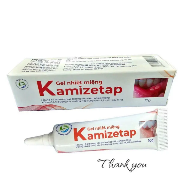 Gel nhiệt miệng Kamizetap