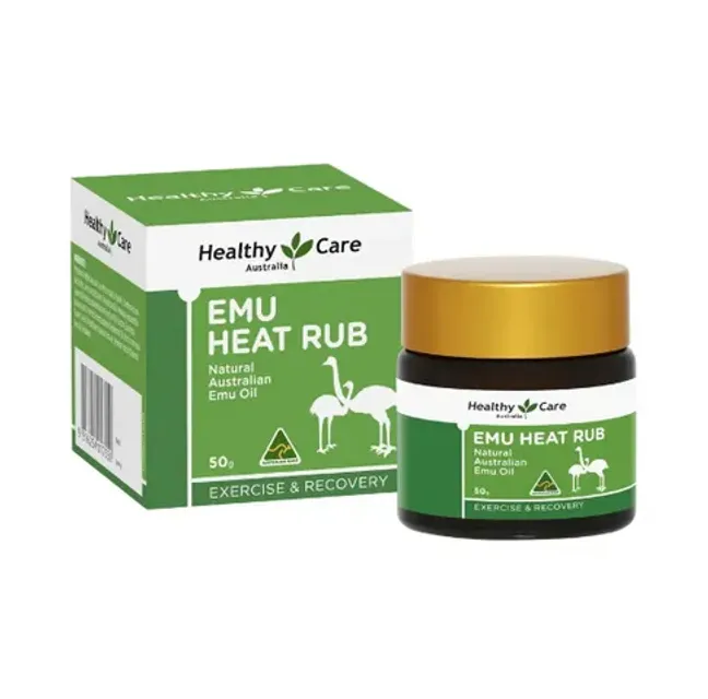 Cao Xoa B&oacute;p Đ&agrave; Điểu Emu Heat Rub Healthy Care 50g