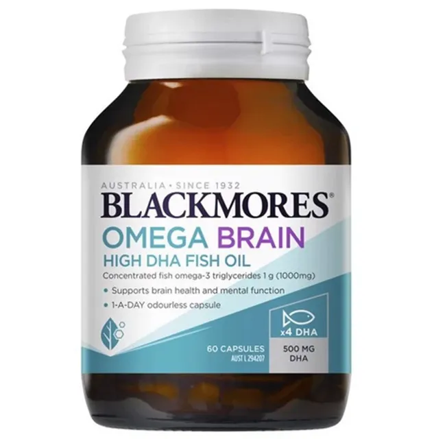 Vi&ecirc;n Dầu C&aacute; X4 Omega DHA Blackmores Omega Brain