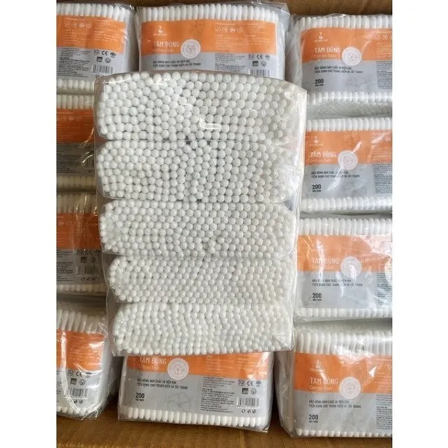 Tăm B&ocirc;ng Cotton Buds B&ocirc;ng Bạch Tuyết