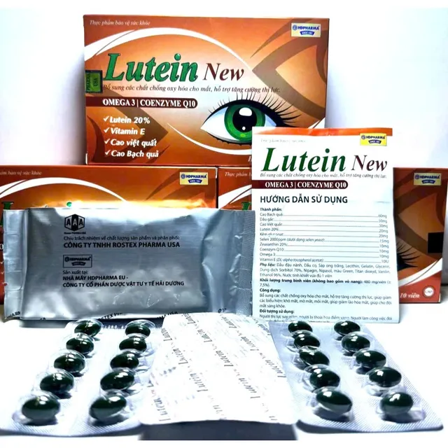 Th&agrave;nh phần Vi&ecirc;n uống bổ mắt LUTEIN NEW