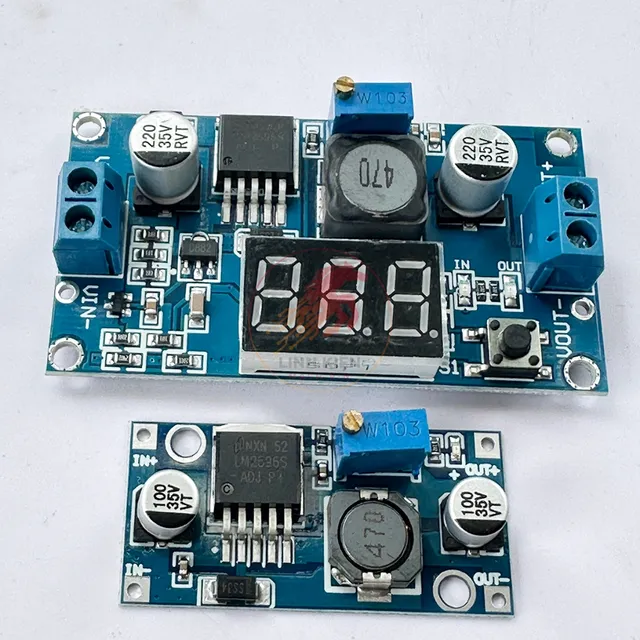 Mạch nguồn LM2596 c&oacute; led hiển thị