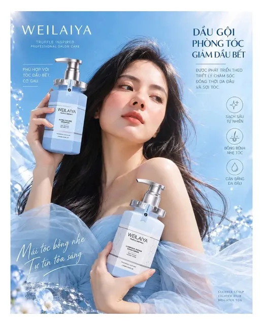 Bộ Dầu Gội Xả Nấm Truffle Weilaiya