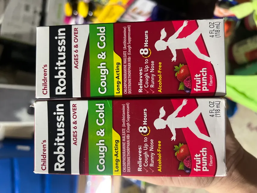 Robitussin - sản phẩm hỗ trợ Giảm Ho & Cảm Colds Cho Trẻ Em Vị Tr&aacute;i C&acirc;y
