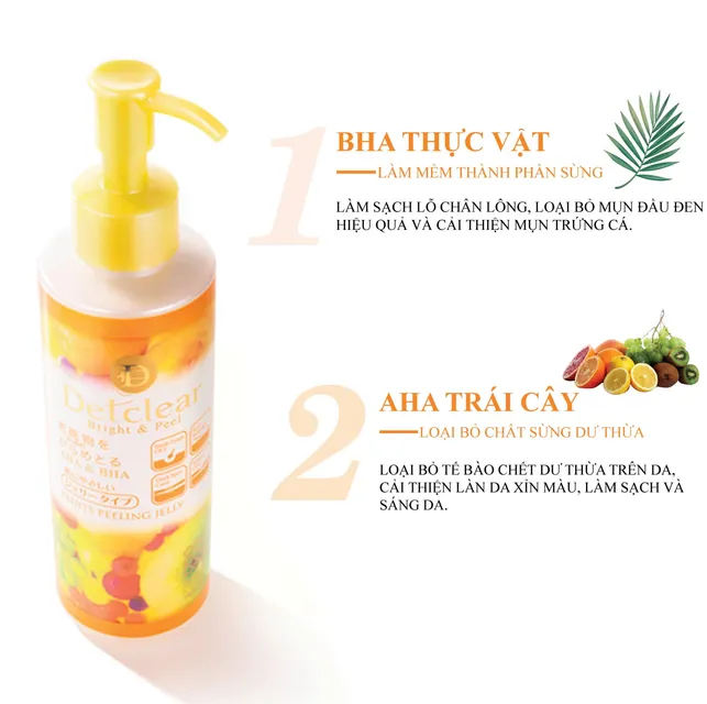 Gel Tẩy Tế B&agrave;o Cngừng hẳn Detclear Nhật Bản