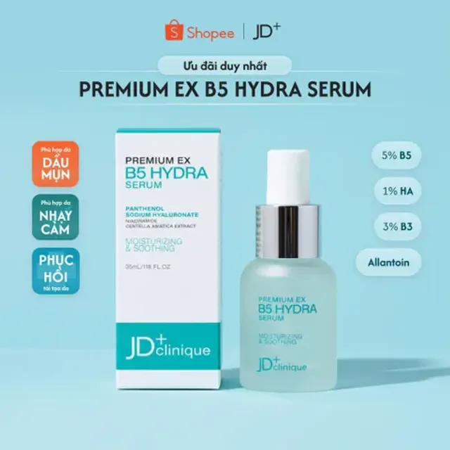 Serum Dưỡng Ẩm Phục Hồi Da AHC Premium Ex Hydra B5 Soother 50ml