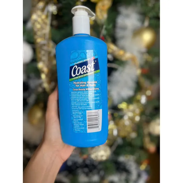 Sữa Tắm Gội cho Nam Coast Hair & Body