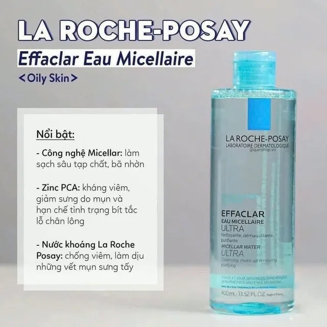 Nước tẩy trang La Roche-Posay