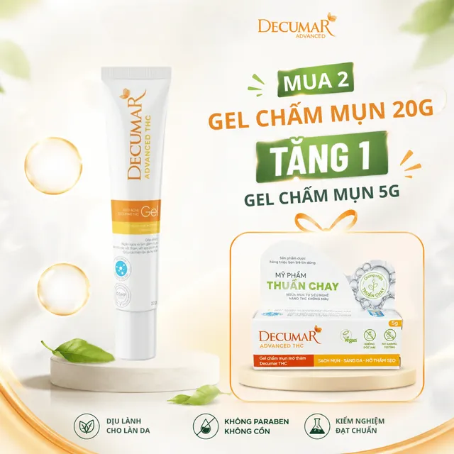 Gel chấm mụn Decumar THC
