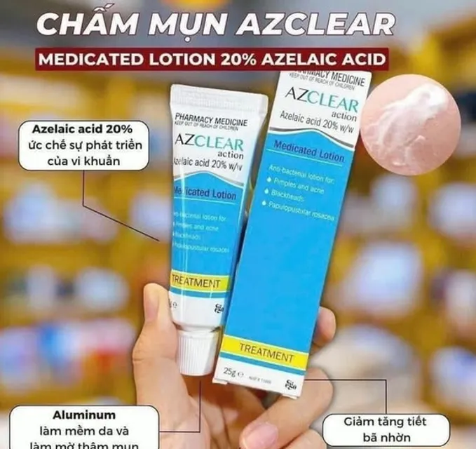 Lotion AZClear Action Azelaic Acid 20% 25g - Ảnh 1