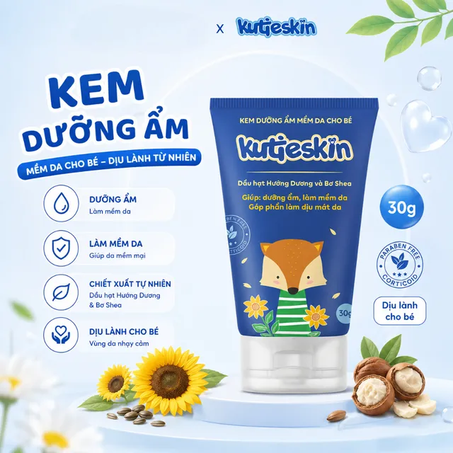 Kem dưỡng ẩm Kutieskin 30g