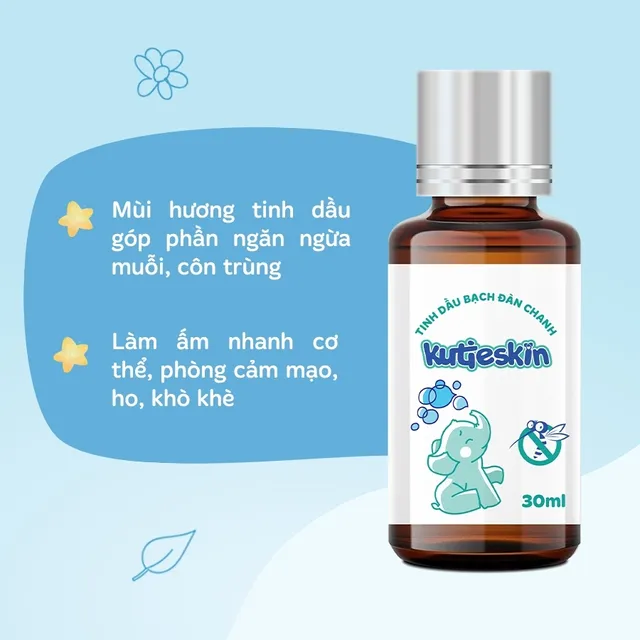 Tinh dầu bạch đ&agrave;n chanh Kutieskin