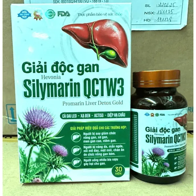 Giải độc gan Hevonia Silymarin