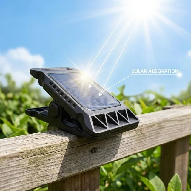 Đ&egrave;n LED Kẹp Năng Lượng Mặt Trời Cảm Biến Chuyển Động ZJ