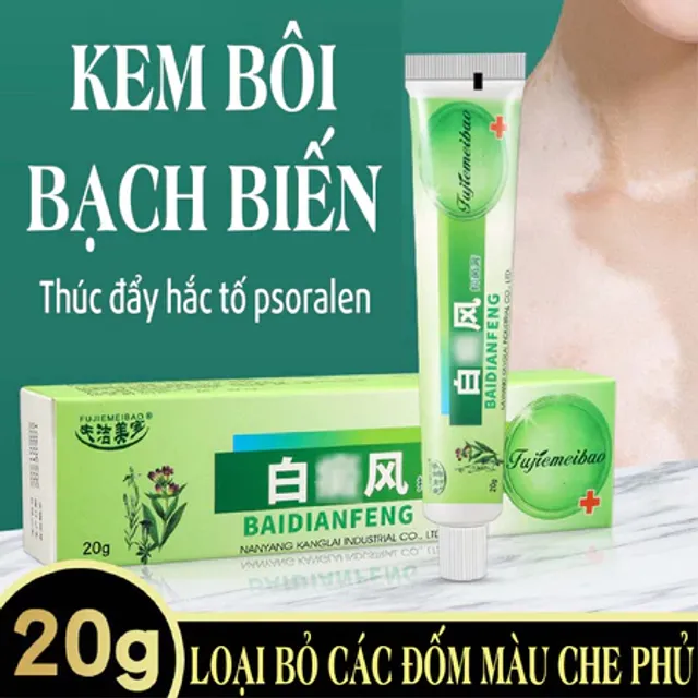 Kem b&ocirc;i bạch biến
