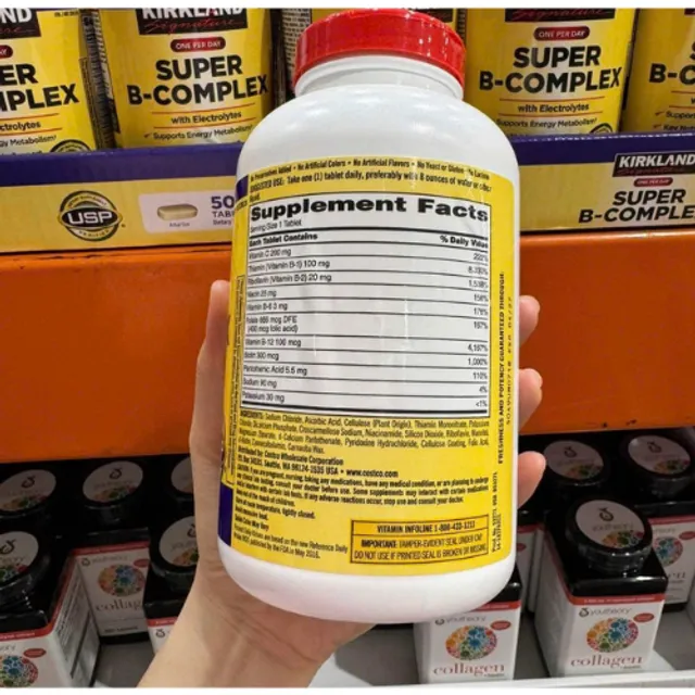 Vitamin B Kirkland Super B Complex