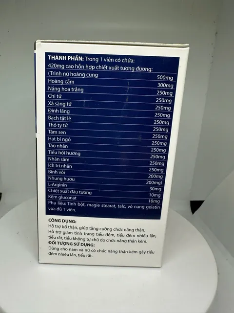 S&acirc;m Nhung Bổ Thận Vi&ecirc;n Tiểu Đ&ecirc;m