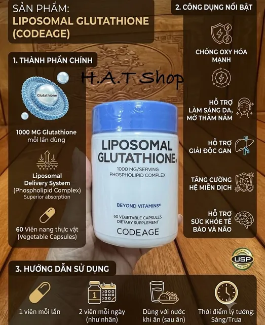CODEAGE Liposomal Glutathione