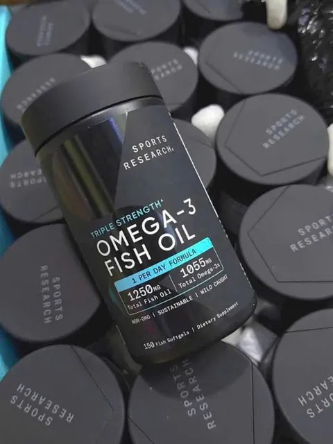 Dầu C&aacute; Sports Research Triple Strength Omega 3