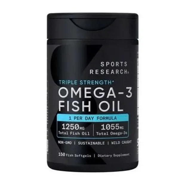 Dầu C&aacute; Sports Research Triple Strength Omega 3