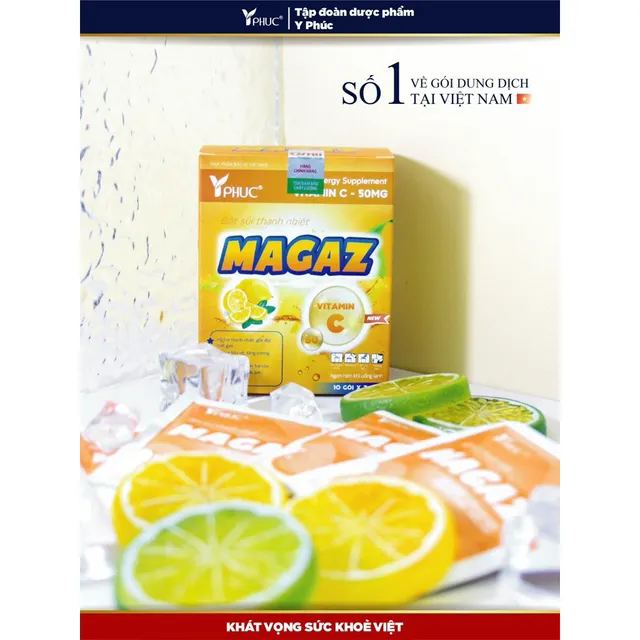 Th&agrave;nh phần Bột sủi thanh nhiệt MAGAZ Y Ph&uacute;c
