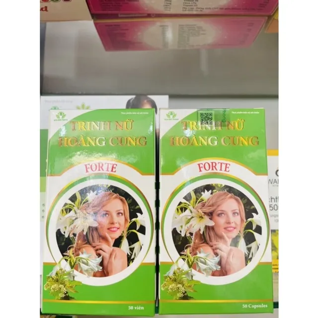 Trinh Nữ Ho&agrave;ng Cung Forte Hộp 50 vi&ecirc;n