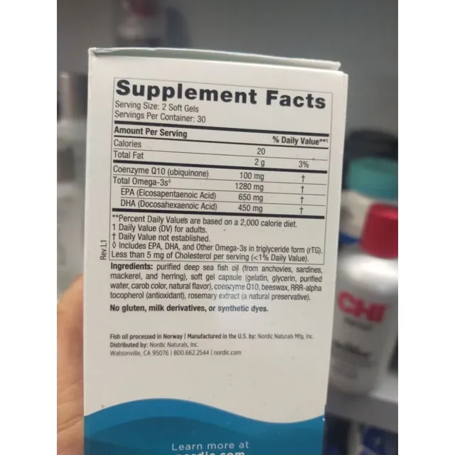 H&igrave;nh ảnh sản phẩm Dầu c&aacute; Omega-3 Nordic Naturals