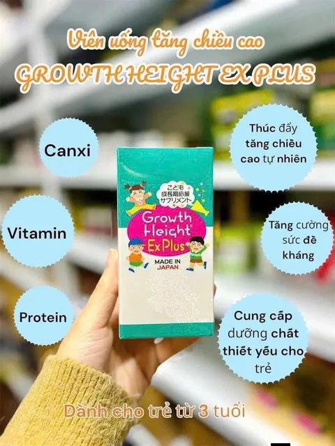 Vi&ecirc;n uống Growth Height Ex Plus