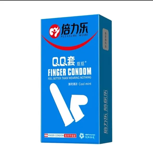 Bao Cao Su Ng&oacute;n Tay M&aacute;t Lạnh Beilile QQ Cool Mint