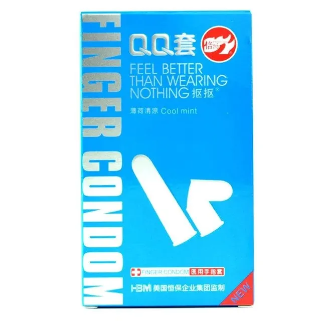 Bao Cao Su Ng&oacute;n Tay M&aacute;t Lạnh Beilile QQ Cool Mint