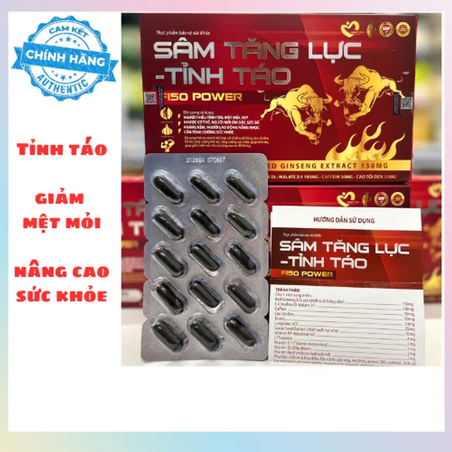 Vi&ecirc;n uống S&acirc;m Tăng Lực