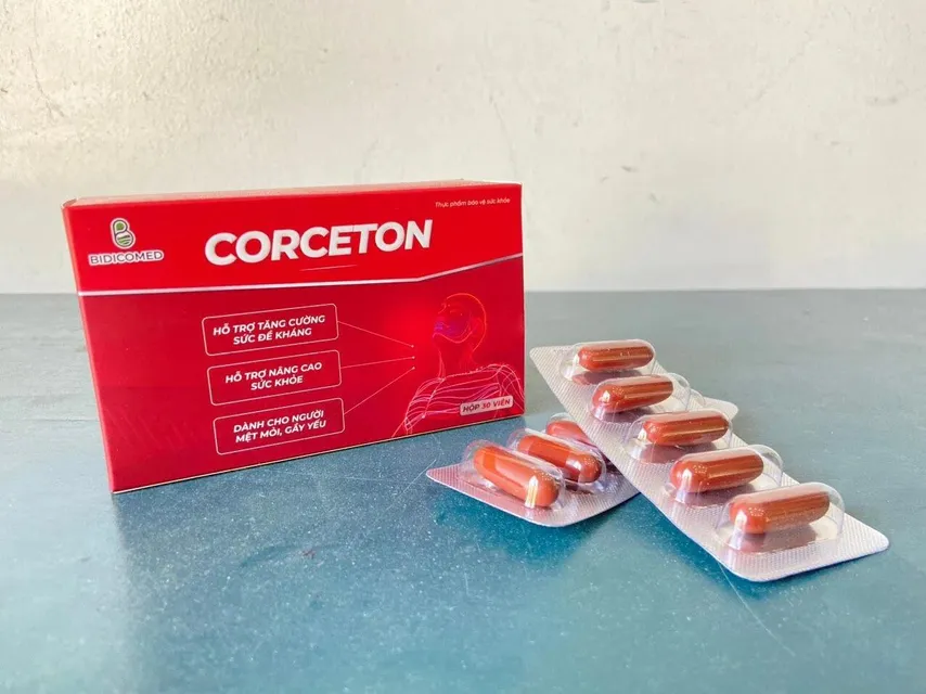 Vi&ecirc;n uống Corceton