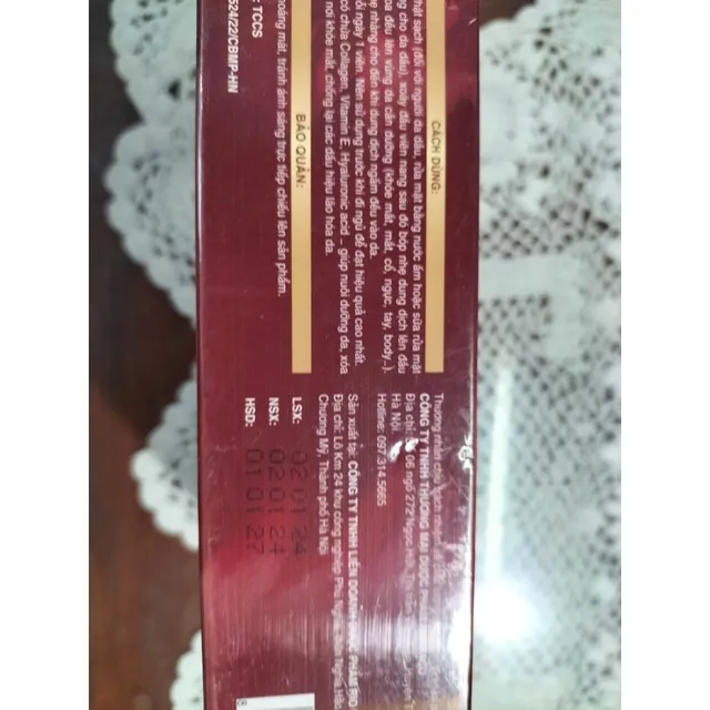 Hộp vi&ecirc;n b&ocirc;i COLLAGEN BEAUTY SKIN