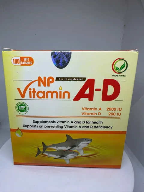 Vitamin AD - Hộp 100 vi&ecirc;n
