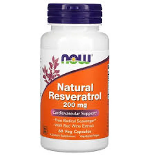 Vi&ecirc;n uống Now Resveratrol 200mg 120 Vi&ecirc;n