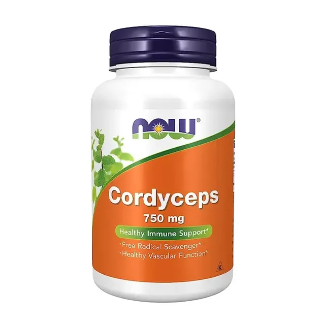 Đ&ocirc;ng Tr&ugrave;ng Hạ Thảo Now Cordyceps 750mg 60 Vi&ecirc;n