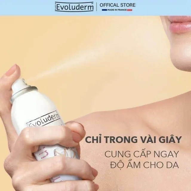 Nước Xịt Khoáng Evoluderm Eau Pure Atomiseur 400ml