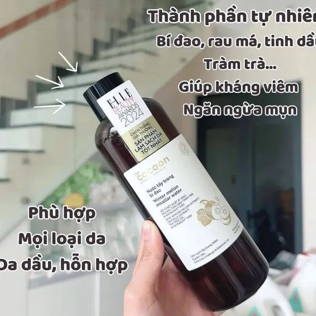 Nước tẩy Trang bí đao Cocoon