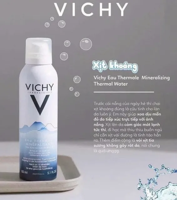 Xịt Khoáng Dưỡng Da Vichy 300ml
