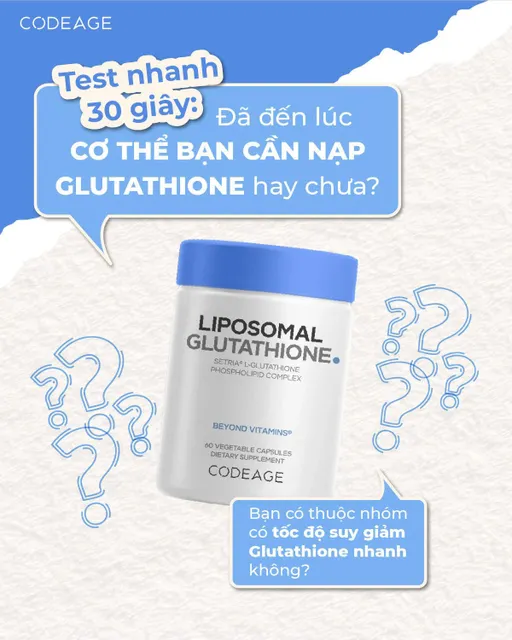 Liposomal Glutathione Codeage 500mg