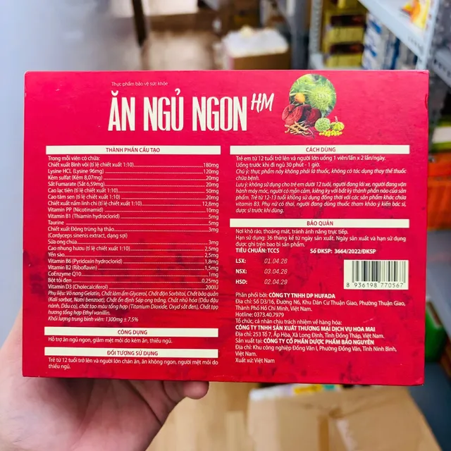 Vi&ecirc;n ăn ngủ ngon HM