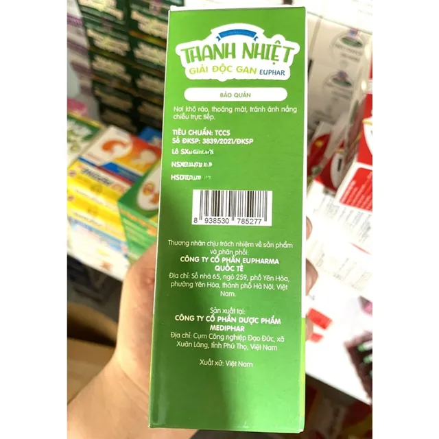 Thanh Nhiệt Giải Độc Gan EUPHAR 3