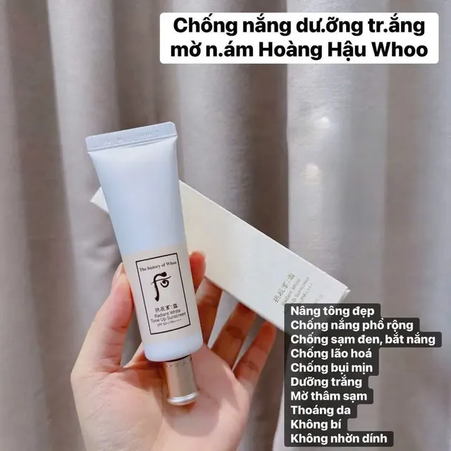 Kem chống nắng Whoo Trắng 50ml