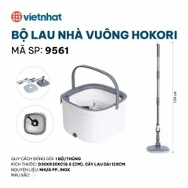 Sản phẩm lau nh&agrave; Hokori
