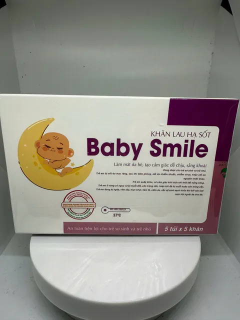 Khăn Lau Hạ Sốt BABYSMILE